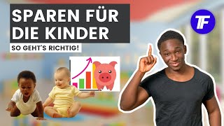 Richtig SPAREN und ANLEGEN fürs Kind  Das solltest du wissen  Teaching Finance [upl. by Carmelia]