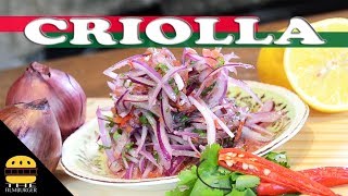 Como hacer Salsa criolla peruana original [upl. by Libna]