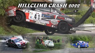 Best of Hillclimb Crash 2022  Crash amp Fail Compilation  Bergrennen  Course de Côte  Cronoscalate [upl. by Shurlock]