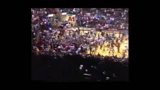 Nebraska Cornhuskers Basketball Buzzer Beater vs 3 Kansas Jayhawks 1992 Jamar Johnson [upl. by Onailil598]