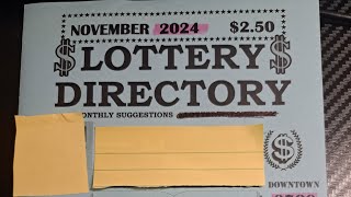 💰Lottery Directory November 2024  Pick 3 amp 4  Good for all states [upl. by Neyugn]