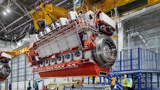 Inside Factories Producing Massive Revolutionary Engine for the World’s Largest Ships [upl. by Labors]