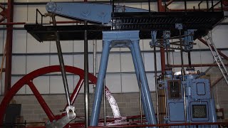 GOODARD amp MASSEY 1878 BEDFORD BEAM ENGINE  MARKHAM GRANGE STEAM MUSEUM [upl. by Lexie6]