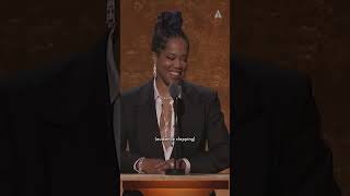 Regina King Honors Angela Bassett  14th Governors Awards Moment 2024 [upl. by Andros]