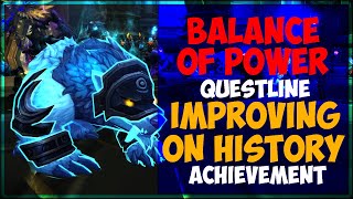 WoW ► Balance of Power  Improving on History Achievement Legion Artifact Transmog Guide [upl. by Lalittah816]