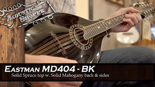 Eastman MD404BK AStyle Oval Hole Mandolin Review [upl. by Natsrik902]