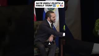 ¡Nayib Bukele Felicita a Donald Trump Una Alianza para el Futuro [upl. by Allecnirp]