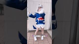 Gawr Gura Cosplay from Hololive puddingudesu [upl. by Yacov578]