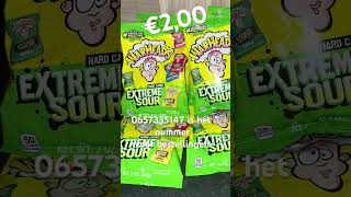 Warheads extreme sour nu verkrijgbaar €200 warheads sour candy fyp viralvideo [upl. by Nylkaj]