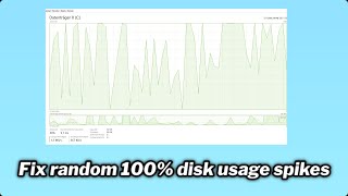 How to Fix random 100 disk usage spikes in Windows 1011  quick fix [upl. by Willow]