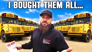 I Bought An Entire Fleet Of School Buses [upl. by Parthenia380]