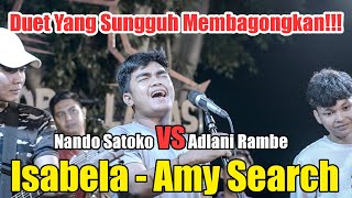 Nando Ga Mau kalah Adu Nada Tinggi bersama Masternya Adlan Rambe Lagu Isabela [upl. by Elleirol]