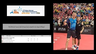 2024 World Master Table Tennis Championships Rome Victor Guang Shi amp Thomas Guignat MD40 Double Semi [upl. by Ardel186]