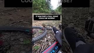 IT WAS JUST A FALL WHAT COULD BE WORSE mtb bicycle mountainbike downhill [upl. by Marsha]