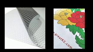 Perforated window graphicsOne way vision [upl. by Greeley]