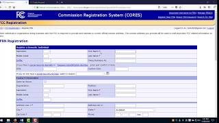 FCC User Profile and FRN Registration for New Radio Operators [upl. by Iliram]