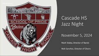 Cascade HS Jazz Night [upl. by Lienaj]