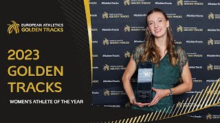 quotThis is one my favourite trophiesquot 🏆 Femke Bol 🇳🇱 red carpet interview  2023 Golden Tracks [upl. by Beffrey]