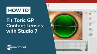 HowTo  Fit a Toric GP contact lens Studio 7 [upl. by Novel]