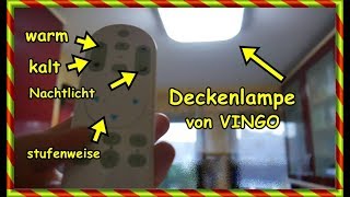 LED Deckenlampe dimmbar mit Fernbedienung SoFie Haushalt UnPerfekt [upl. by Swithin629]