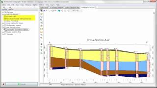 OBS 8 RockWorks Borehole Manager  Stratigraphy Straight Line CrossSections RockWorks15 [upl. by Sophronia]