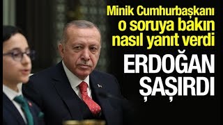 Minik Cumhurbaşkanı kabine değişikliği sorusuna bakın ne yanıt verdi [upl. by Eanyl]