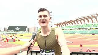 Jakob Ingebrigtsen Mens 1 Mile 2nd Place Eugene Diamond League Nike Prefontaine Classic 2024 [upl. by Norra]