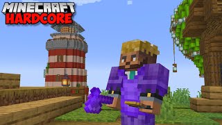 Building A VILLAGE In Minecraft Hardcore LIVE [upl. by Nita942]