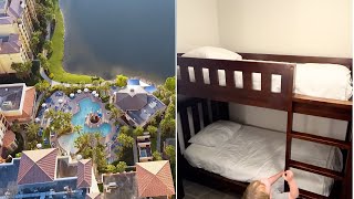 Wyndham Grand Orlando Resort Bonnet Creek Review Room w Bunk Beds [upl. by Eleon]