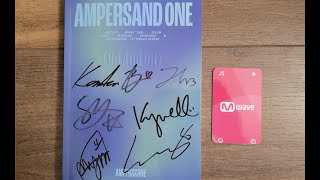 AmpersampOne  1st Single Album Ampersand One On and On version Unboxing with Album Sampler [upl. by Brote330]