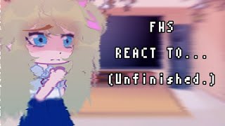 FHS React to CANCELADOCANCELLED  very VERY short [upl. by Arikal]