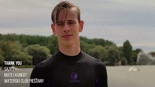 Waterski camp Piešťany 2022 practically blind waterskier Richard Holenda [upl. by Anattar663]