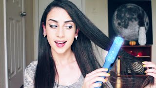 DIY Permanent Hair Straightening  BaByliss PRO Nano Titanium Flat Iron Review [upl. by Turnheim]