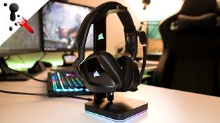 Corsair ST100 RGB Headset Stand Review [upl. by Ahsenet]