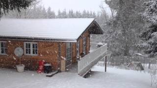 Sneeuwval in de Belgische Ardennen 2015 [upl. by Eesac]