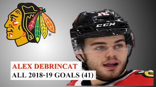 Alex DeBrincat 12 All 41 Goals of the 201819 NHL Season [upl. by Llewxam300]