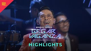 HIGHLIGHTS PENUH PERSEMBAHAN MINGGU 3  GEGAR VAGANZA 2024 [upl. by Thordia415]