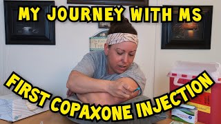 Giving my first Copaxone Injection [upl. by Epner]