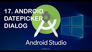 17 Android Studio Untuk Siswa SMK  Android DatePicker Dialog [upl. by Aem989]