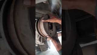 How to open a handbrake drama isuzu mechanic rashidmechanic mechanic [upl. by Halet]