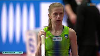 Tina Sutej — Pole Vault — World Athletics Indoor Championships [upl. by Ahgiela]