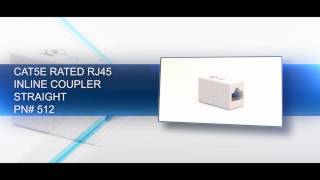 Cat5e Rated RJ45 Inline Coupler  Straight 512 [upl. by Amzaj358]