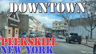 Peekskill  New York  4K Downtown Drive [upl. by Luht]