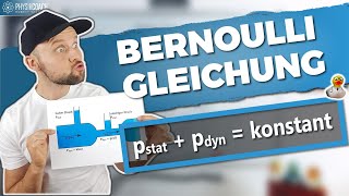 BernoulliGleichung  Physik für Mediziner  Physik Grundlagen [upl. by Jollenta]