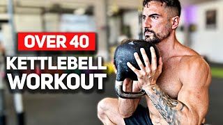 Workout After 40 30Minute Kettlebell Full Body Training [upl. by Rebme]