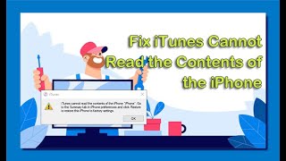 In Seconds Fix iTunes Cannot Read the Contents of the iPhone without Restoring [upl. by Kcaj]