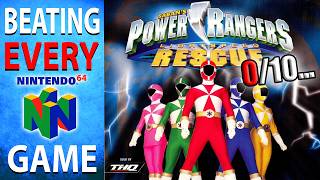 Beating EVERY N64 Game  Power Rangers Lightspeed Rescue 186394 [upl. by Yennej]