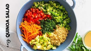 Easy Quinoa Salad [upl. by Staal]