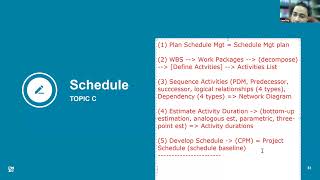 How Project Schedule is developed  PMP Exam Prep  2024 [upl. by Lucine834]