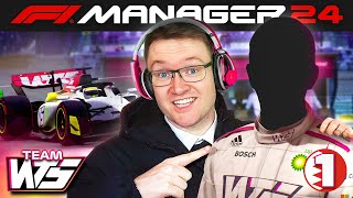 F1 Manager 2024 CREATEATEAM EP 1 THE GOAT DRIVER IS BACK IN F1 [upl. by Eetnom345]